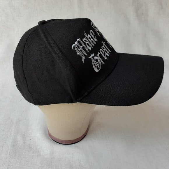 Make America Great Again - Black Baseball Cap - Adjustable Fit - Picture 5 of 13